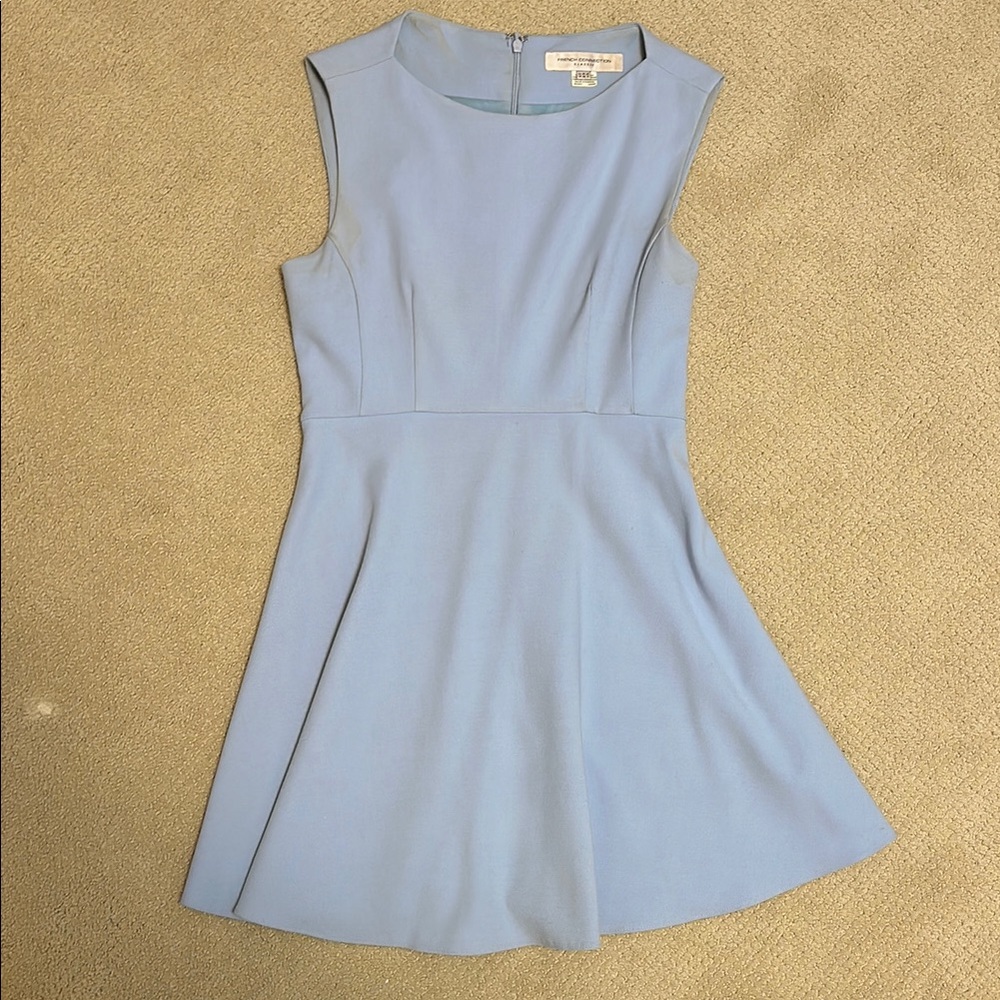 French Connection Sleeveless Blue Dress Size 8